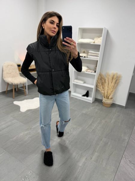 Жилетка жіноча з плащівки з синтепоном 42-44, 46-48 (3кол) "PAPAFASHION" недорого від прямого постачальника RAZG6260-4105v фото