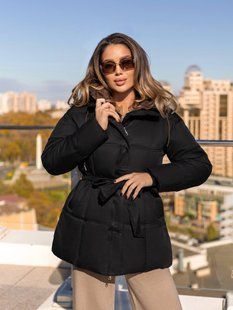 Куртка женская зимняя на холлофайбере M,L,XL,2XL (2 цв) "LARA-2" недорого от прямого поставщика Razg4409-888t фото