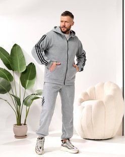 Костюм мужской трехнитка на флисе 46-48, 50-52, 54-56, 58-60(3 кв) "MAXI" от прямого поставщика 2PLGU774-1235a фото