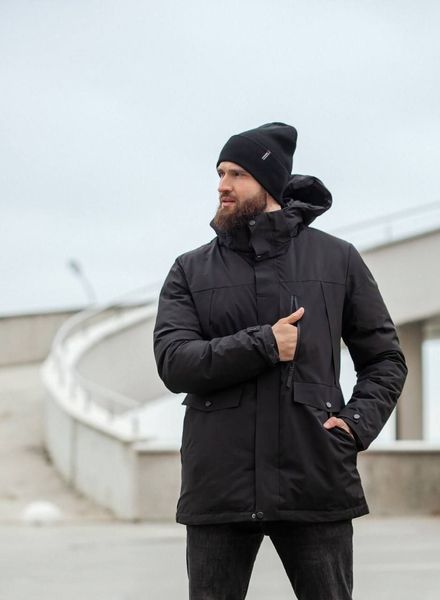 Куртка теплая мужская из плащевки и холофайбера 48, 50, 52, 54 (5цв) "LARA-4" недорого от прямого поставщика RAZG802-23106v фото