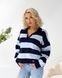 Свитер оверсайз в полоску из шерсти и акрила оверsайз ONE SIZE (2цв) "SHANNY" недорого от прямого поставщика 2PLBEG1363-053_в_полоску_v фото 8
