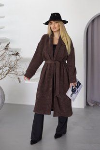Кардиган женский из мягкого трикотажа альпака 50-52, 54-56, 58-60, 62-64 (2цв) "LETTI" недорого от прямого поставщика Rin5203-999v фото