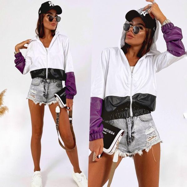 Женская ветровка на молнии плащевка с капюшоном S; M; L; XL (3цв) "RemiStore" от поставщика Razg3591-394s фото