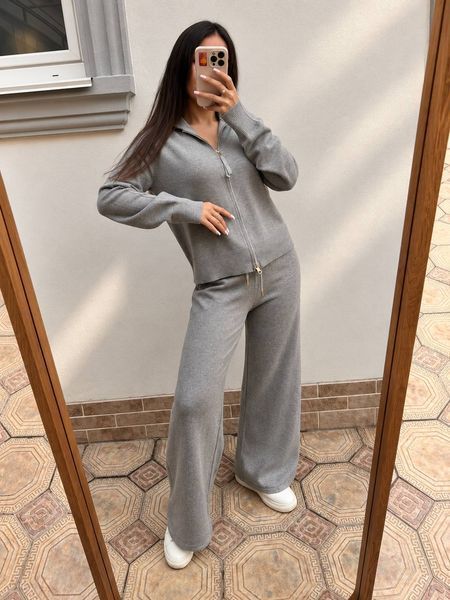Костюм жіночий з ангори в стилі quiet luxury S, M, L, XL (3кол) "ASPERAMO" недорого від прямого постачальника Rin1545-26203v фото