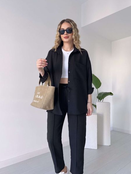 Костюм 2-ка женский жатка 42-44; 46-48; 50-52 (4цв) "MILANO LOOK" от поставщика RIN4935-359t фото