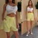 Шорты женские из льна S, M, L, XL "REMISTORE" недорого от прямого поставщика Razg3591-SV744_желтый_v фото 1
