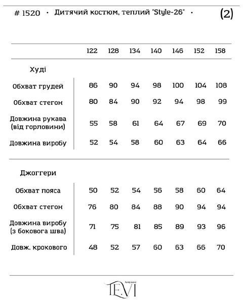Детский костюм теплый unisex из футера оверсайз 146, 152, 158 (8цв) "TEVI" недорого от прямого поставщика Sin1510-1520_3_v фото