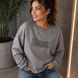 Свитшот женский из трехнитки 42-48, ONE SIZE (3цв) "BONJOUR" недорого от прямого поставщика RIN1551-820803_надпись_на_англ_v фото 2