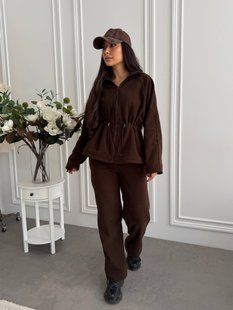 Костюм жіночий з двостороннього флісу полар 42-46, 48-52 (5кол) "ANNABELLE" недорого від прямого постачальника AV4930-1758v фото