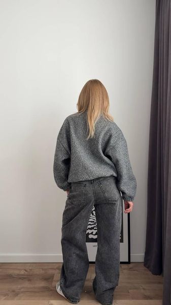 Бомбер жіночий букле на блискавці oversized (5 кв) "LASAS" від прямого постачальника Sin1522-158i фото