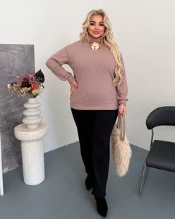Светр жіночий з м'якого трикотажу з високим коміром 48-50, ONE SIZE (5кол) "MADAME" недорого від прямого постачальника RIN2330-228v фото