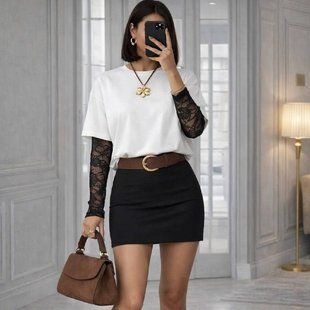 Футболка женская с кружевом из двухнитки люкс 42-46 (3цв) "PAPAFASHION" недорого от прямого поставщика RAZG6260-4361v фото
