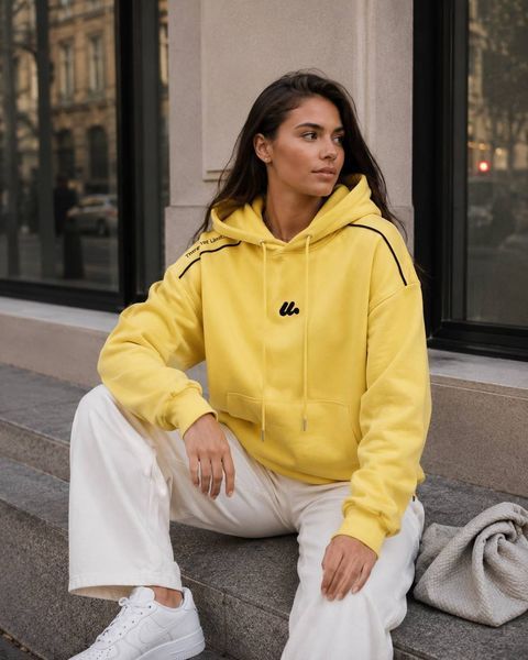 Худі жіноче oversize з трикотажу 42-46 (8кол) "OPTSHOP" недорого від прямого постачальника RIN1553-60020_надпись_v фото