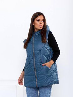 Жилетка жіноча плащівка синтепон 42-44; 46-48; 50-52; 54-56,58-60(4цв)"LEVMODA "дорого від прямого постачальника Rin2331 -028a фото