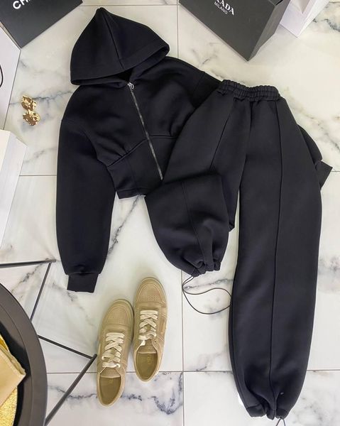 Костюм женский корсетная кофта + палаццо трехнитка 42-44,46-48 (3кв) "BLABLADRESS" от поставщика Sin824/825-1681a фото