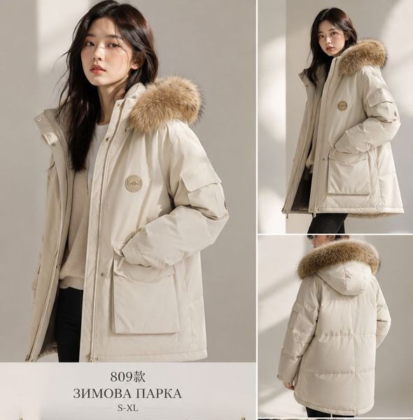 Куртка зимняя с капюшоном из плащевки 42, 44, 46, 48 (3цв) "LARA-4" недорого от прямого поставщика RAZG802-809v фото