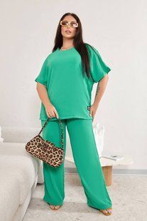 Костюм 2-ка жіночий DISIGNED американський креп 48-50,52-54,56-58 (8 кв.) "NOVA MODA" від прямого постачальника Sin1044-723t фото