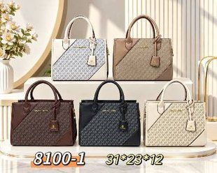 Жіноча сумка з короткими ручками та діагональними вставками 31*23*12 см (5кол) "FUERYA" недорого від прямого постачальника GU3610-8100-1v фото