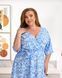 Сукня жіноча з трикотажу з квітковим принтом 50-52, 54-56, 58-60 "TIMOFEEVA" недорого від прямого постачальника 2PLBEG1393-1456_пр_син_цветочн_v фото 9