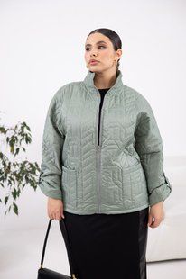 Куртка женская из стеганой плащевки 48-50, 52-54, 56-58, 60-62 (3цв) "MEGAN" недорого от прямого поставщика APR7-091b фото