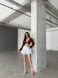 Шорты из джинса женские 34, 36, 38, 40 "OPTSHOP" недорого от прямого поставщика RIN1553-1339v фото