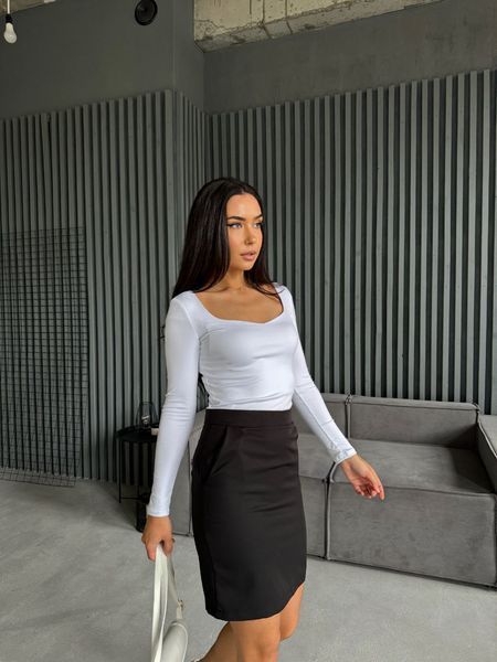 Юбка женская базовая костюмка 42, 44, 46, 48 (2цв) "MILANO LOOK" от прямого поставщика RIN4935-435t фото