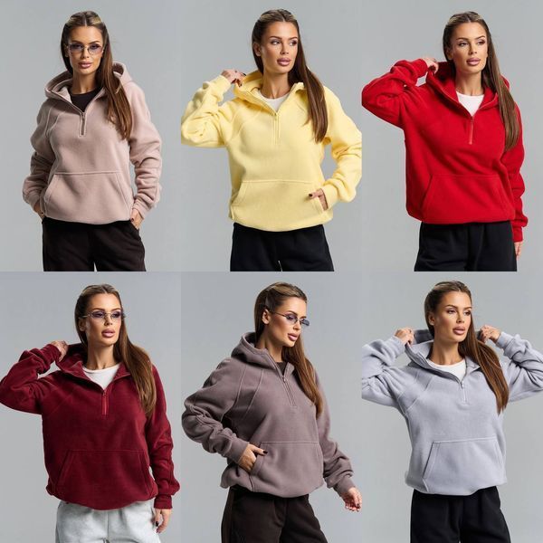 Худі жіноче з двостороннього флісу S, M, L, XL "REMISTORE" недорого від прямого постачальника Razg3591-SV778_желтый_v фото
