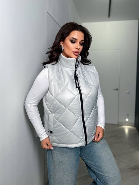 Жилетка демісезонна жіноча плащівка 50-52,54-56,58-60 (4кв) "Luxe Style" від постачальника Rin2317-015t фото