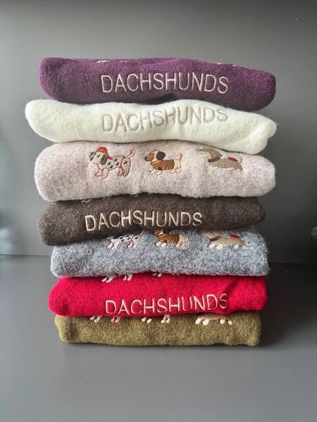 Жіночий в'язаний светр з декоративними таксами та написом 42-48, ONE SIZE (7кол) "OPTSHOP" недорого від прямого постачальника RIN1553-5308v фото