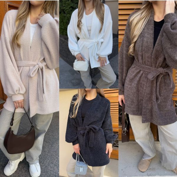 Кардиган жіночий з трикотажу альпака S, M, L, XL "REMISTORE" недорого від прямого постачальника Razg3591-SV662_шоколадный_v фото