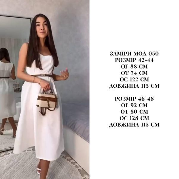 Платье-миди женское льняное 42-44, 46-48 "LADY" недорого от прямого поставщика AV866-050i фото