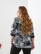 Туніка женская из трикотажа темно-синяя 2XL, 3XL "LORETA" недорого от прямого поставщика Rin5690-1615_принт_v фото 3