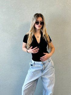 Боди женское из рубчика с хорошей растяжимостью 42-46, 48-50 (2цв) "DEVA" недорого от прямого поставщика RIN5041-499v фото