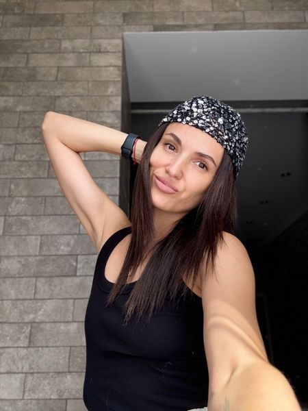 Жіноча шапка з паєтками ONE SIZE (3кол) "MILANO LOOK" недорого від прямого постачальника RIN4935-1002_пайетки_v фото