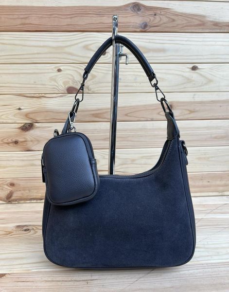 Сумка жіноча маленька кругла натуральний замш 26*17*9 см. (3 цв.) "STYLE BOX" від прямого постачальника GU3614-4378i фото