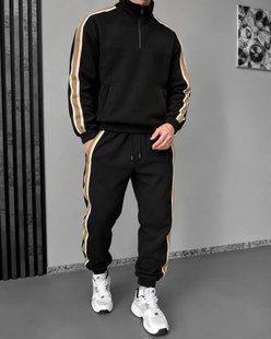 Зимний костюм мужской из флиса с начосом 46-48, 50-52, 54-56, 58-60 (3цв) "MAXI" недорого от прямого поставщика 2PLGU774-1267_лампасы_v фото