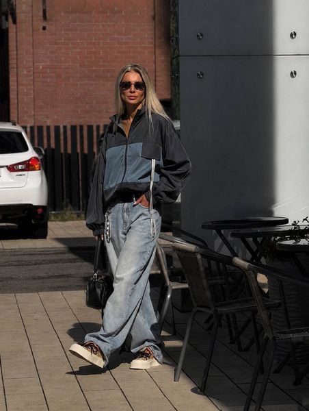 Жіноча вітровка oversize з плащової тканини 42-48, 50-54 (4кол) "ST. COUTURE" недорого від прямого постачальника 2PLGU1438-383_v фото
