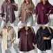 Рубашка оверсайз асимметричного кроя из вельвета S, M, L, XL "REMISTORE" недорого от прямого поставщика Razg3591-SV752_черный_v фото 2