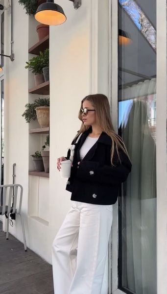 Укорочений тренч жіночий з високоякісного котону 42-46 (5кол) "GLOSSY" недорого від прямого постачальника Rin850-043v фото