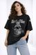 Футболка женская oversize из кулира 42-46 (4цв) "BONJOUR" недорого от прямого поставщика RIN1551-М55_мишка_космонавт_v фото 2