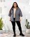 Жилет жіночий з плащівки з декором з стразів у стилі oversized 50-52, 54-56, 58-60 (7кол) "VIRAMODA" недорого від прямого постачальника RIN2322-718v фото 3