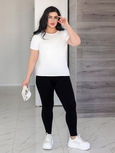 Лонгслив женский из микродайвинга с коротким рукавом 42-44, 46-48 (8цв) "MANASHOP" недорого от прямого поставщика RIN2315-214_норма_v фото
