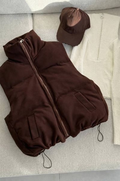 Теплая флисовая жилетка женская из флиса 48-52 (6цв) "PAPAFASHION" недорого от прямого поставщика RAZG6260-4274_батал_v фото