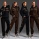 Спортивний костюм жіночий з двостороннього флісу S, L, XL "REMISTORE" недорого від прямого постачальника Razg3591-SV758_черный_v фото 3