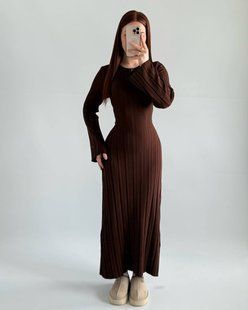 Платье женское из турецкой ангорной ткани 42-46, 48-50 (3цв) "VIVID" недорого от прямого поставщика 2PLGU1436-605v фото