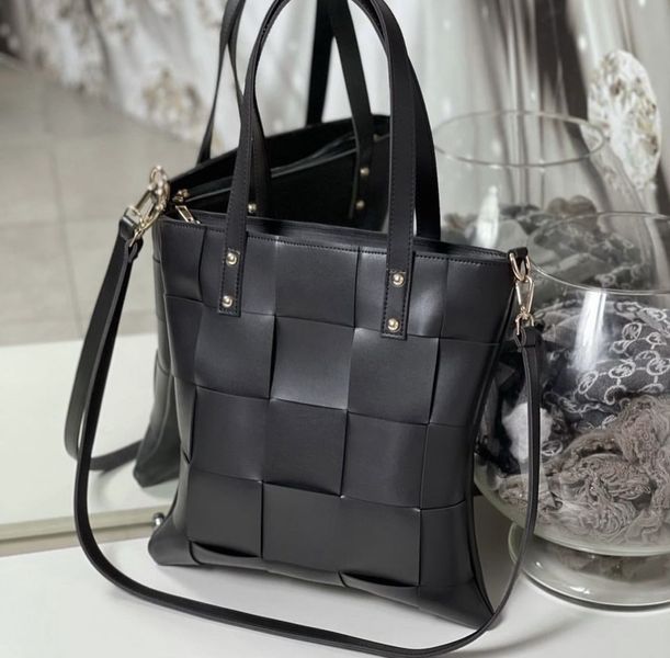 Сумка жіноча плетена екошкіра з ручками + ремінцем 35*32*4 см. (4 цв.) "STYLE BOX" від прямого постачальника GU3614-150210fi фото