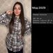 Рубашка женская в клетку с камнями oversize "ASPERAMO"недорого от прямого поставщика Rin1545-2029t_7 фото 4