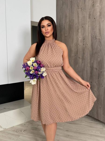 Платье женское софт открытые плечи 50/52, 54-56, 58-60(4цв) "VIKA" недорого от прямого поставщика Sin1045-261a фото