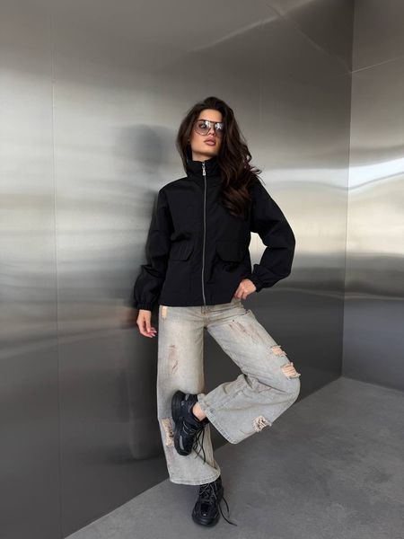 Ветровка женская из плащевки жатка new 42, 44, 46, 48, 50, 52, 54 (6цв) "LUXE STYLE" недорого от прямого поставщика Rin2317-068v фото