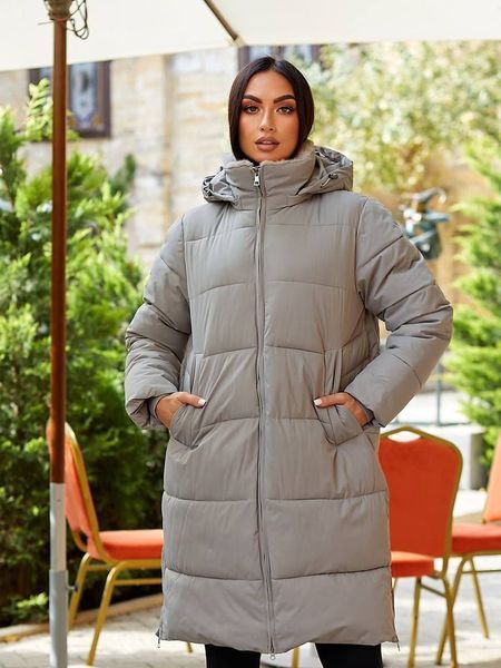 Куртка женская зимняя на холлофайбере 50,52,54,56 (5 цв) "LARA-2" недорого от прямого поставщика Razg4409-862t фото